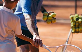 vue du RBTC court de tennis